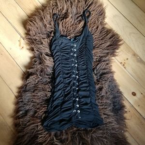 Poster Girl Dolls Kill Lace-up Dress